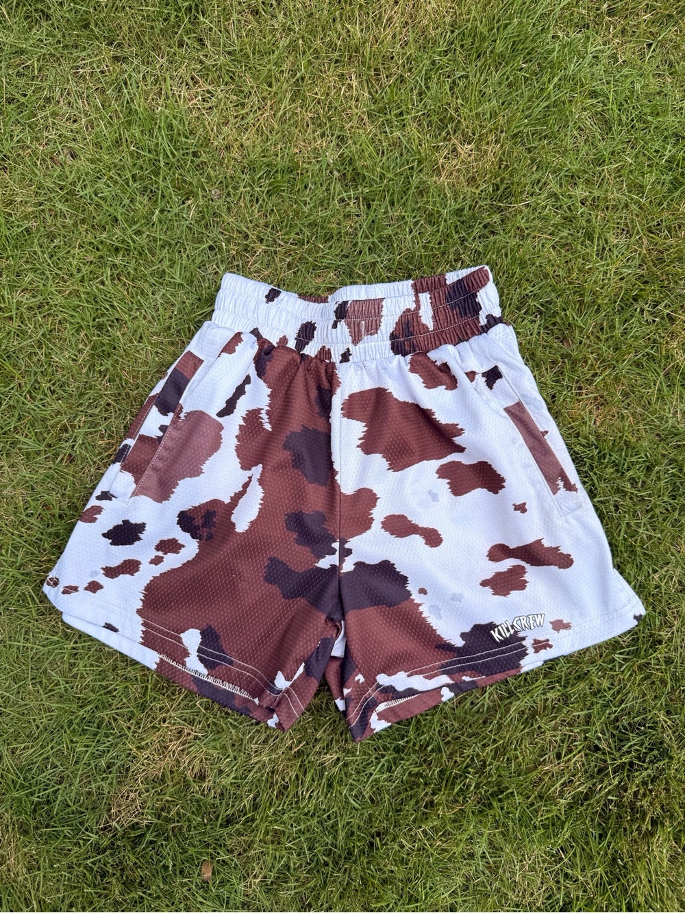 Kill Crew MOO THAI SHORTS (MID THIGH CUT) - BROWN COW